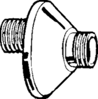 S-Koppeling 3/4x1/2" +rozet